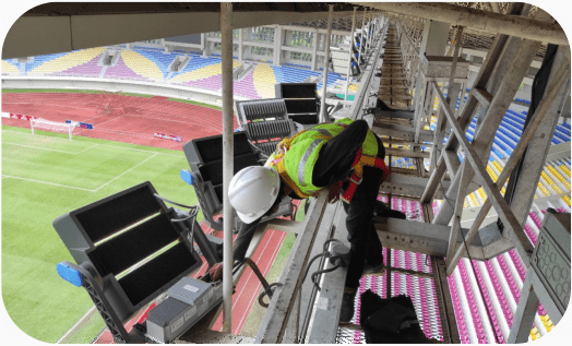 Layanan Jasa Lampu Field of Play FOP